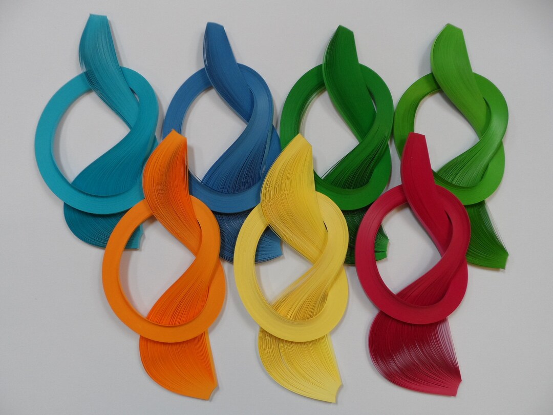 Quilling Paper . Bulk Pack. Summer Selection. 7 Bundles 700 Etsy