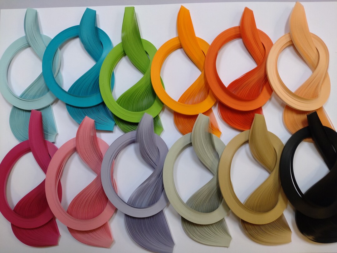 Quilling Paper . 3mm Bulk Pack. 1200 Strips 12 Bundles Etsy