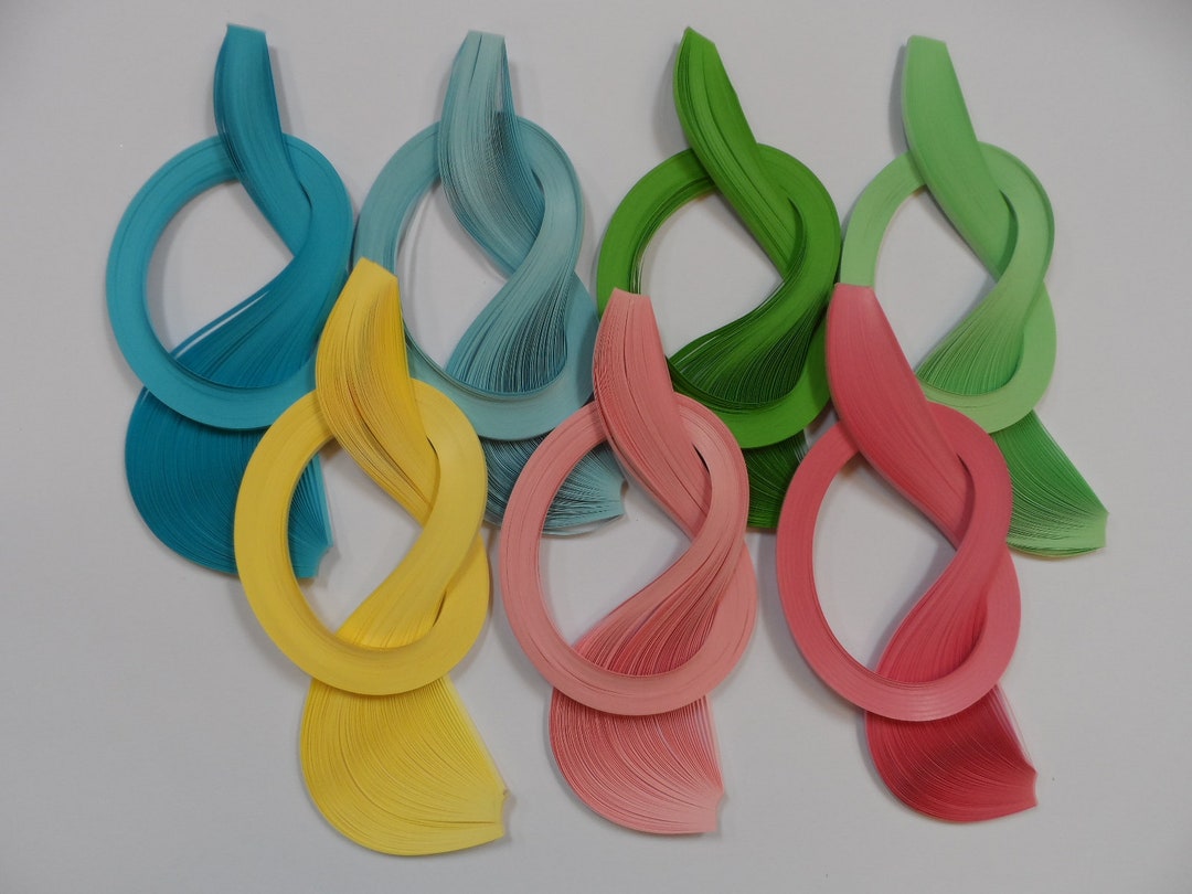 Quilling Paper . Bulk Pack. Spring Selection. 7 Bundles 700 Etsy