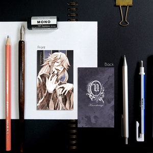 Undertaker Black Butler Sketch Anime Bookmark Card ver 2