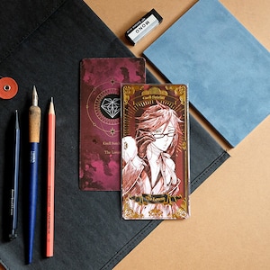 Kuroshitsuji Black Butler Grell Sutcliff Ticket Bookmark Foil Print Style