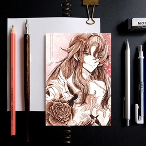 Argenti Honkai: Star Rail Postcard A6 Art Print