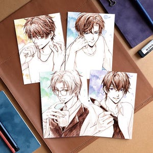 Lágrimas de Temis Lucas Artem Vyn Marius Boceto Impresión artística Postal