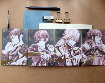 Black Butler Undertaker Anime Wall Poster – 3664 – Scroll Style – Cosplay Decor