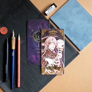 Undertaker Black Butler Ticket Lesezeichen Foliendruck Stil