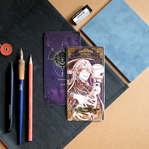 Kuroshitsuji Black Butler Undertaker Ticket Bookmark Foil Print Style