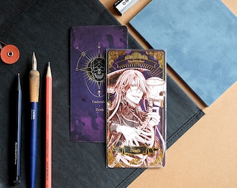 Undertaker Black Butler Ticket Bookmark Foil Print Style