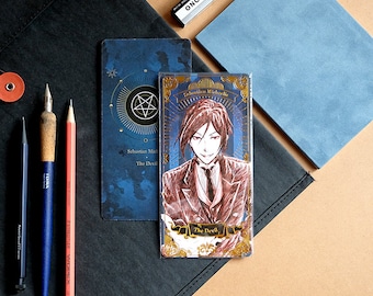 Black Butler Sebastian Michaelis Ticket Bookmark Foil Print Style