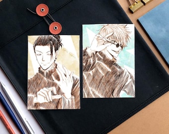 Satoru Geto Sketch Anime Postcard