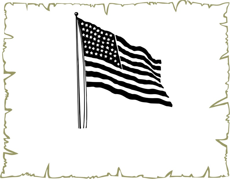 Free Free Clipart Svg Black And White American Flag 424 SVG PNG EPS DXF File