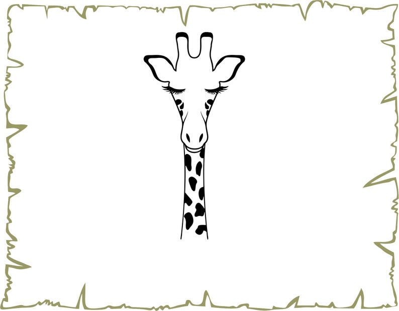 Download Art Collectibles Clip Art Glowforge Animal Svg Giraffe Clipart Cdr Svg Png Giraffe Vector Pdf Dxf Svg Files For Cricut Ai Giraffe Svg Eps