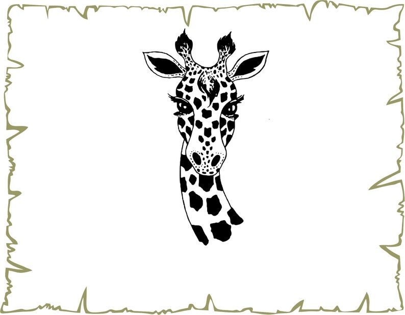 Download Giraffe Vector Eps Pdf Animal Svg Glowforge Cdr Ai Svg Files For Cricut Giraffe Clipart Svg Giraffe Svg Png Dxf Clip Art Art Collectibles