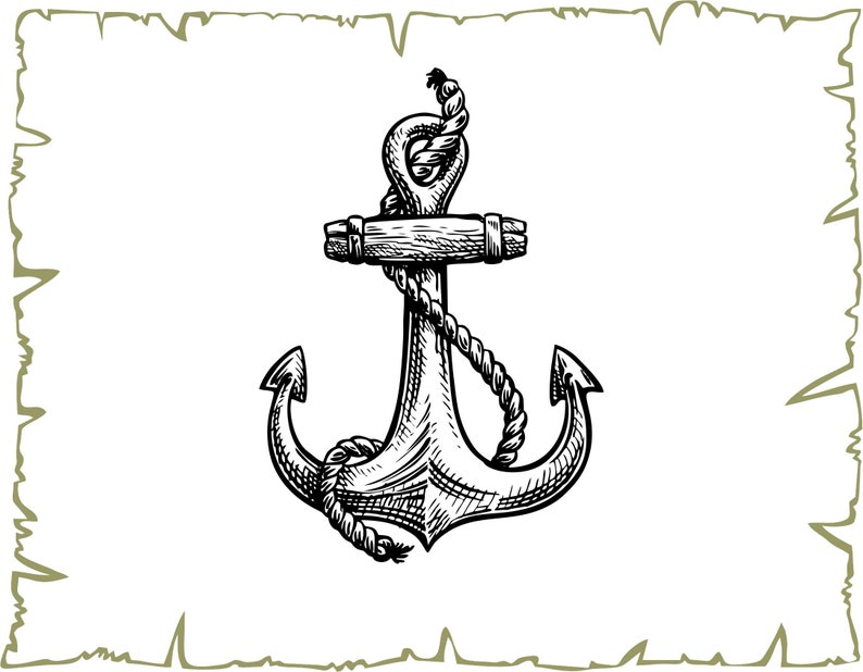 Download Clip Art Art Collectibles Anchor Clipart Svg Ai Png Cdr Nautical Svg Eps Anchor Vector Ocean Svg Glowforge Svg Files For Cricut Pdf Anchor Svg