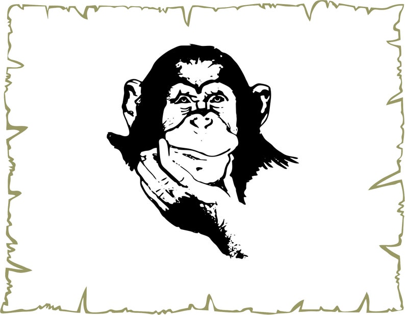 Download Ai Monkey Vector Eps Monkey Svg Cdr Monkey Clipart Png Svg Files For Cricut Svg Dxf Pdf Glowforge Animal Svg Clip Art Art Collectibles Deshpandefoundationindia Org