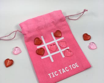 Valentines Day TIC TAC TOE, Fun Valentine Gift, Made With Love For Kids, Valentines Day Game