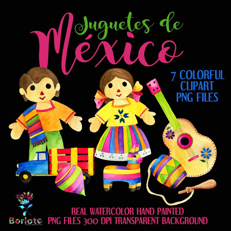 Juguetes Mexicanos Mexican Toysfiesta Mexicana Etsy
