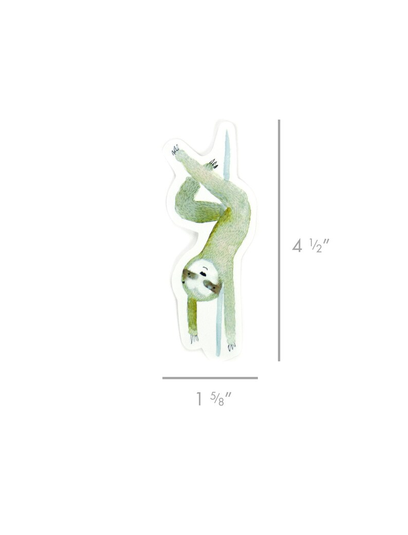 Circus Sloths SET OF 3 Stickers Pole Dancing Aerial Lyra Silks Hoop ...