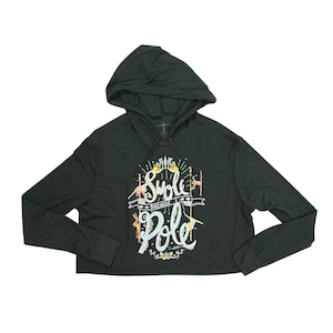 Pole Dance Cropped Hoodie || Swole Because I Pole