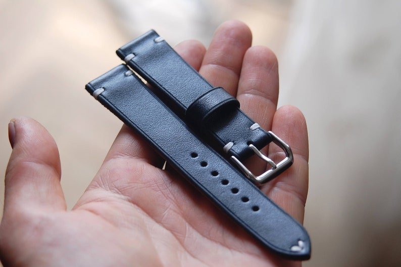 chunky leather watch straps