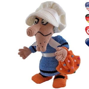 PATTERN - Mother Dalton - Ma Dalton - Mama Dalton - Mother Dalton Amigurumi - Ma Dalton Crochet - Amigurumi - Crochet - The Daltons - PDF