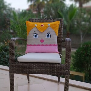 Yoshi Crochet Pattern Princess Peach Crochet Pattern Pillow Pattern Couch Pillow Pattern Yoshi Pillow Princess Pillow PDF image 3