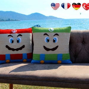 Pillow Crochet Pattern -  Pillowcase - Couch Pillow Pattern - Pillow - Crochet Pattern Cushion