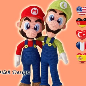 HÄKELANLEITUNG - Amigurumi - Pattern - Pattern Angebot - Puppe - Spielzeug - Babyparty - Dilek Design - Super