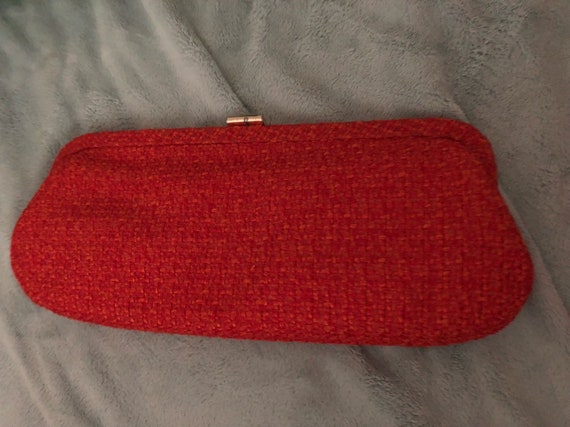 Tangerine Orange 1960's Clutch Top Clasp Matching