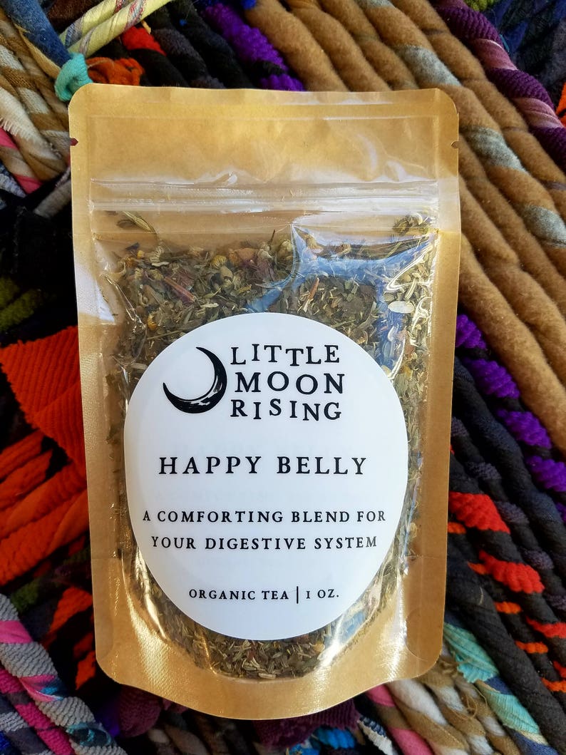 Happy Belly Herbal Tea Etsy