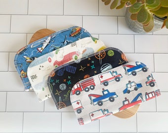 Everything Wheels and Wings // Individual Prints // Set of 6 or 12 Cloth Napkins