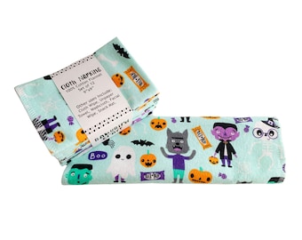 Cloth Napkins // Monster Halloween // Trick or Treat // Reusable
