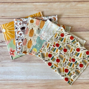 Organic Cotton Snack Bag // Reusable // Sandwich Bag // Eco Friendly