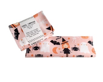 Cloth Napkins // Pink Halloween // Flannel