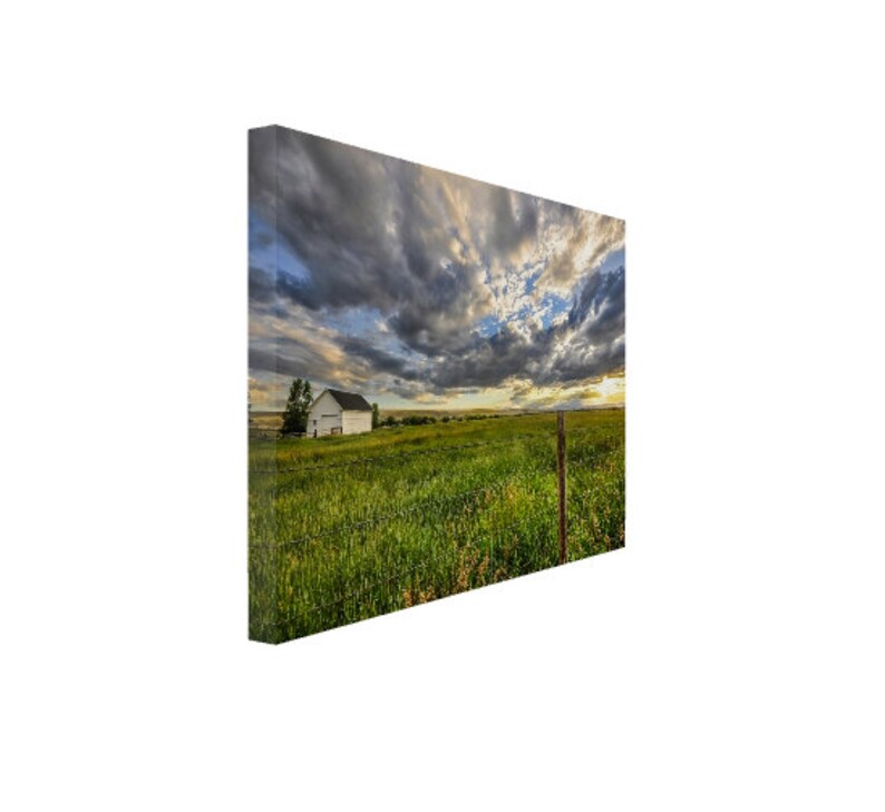 Country Wall Decor LANDSCAPE CANVAS PRINT valley view Etsy