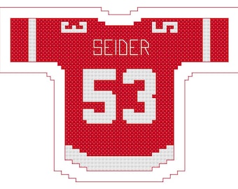 Moritz Seider Detroit Red Wings Home Jersey