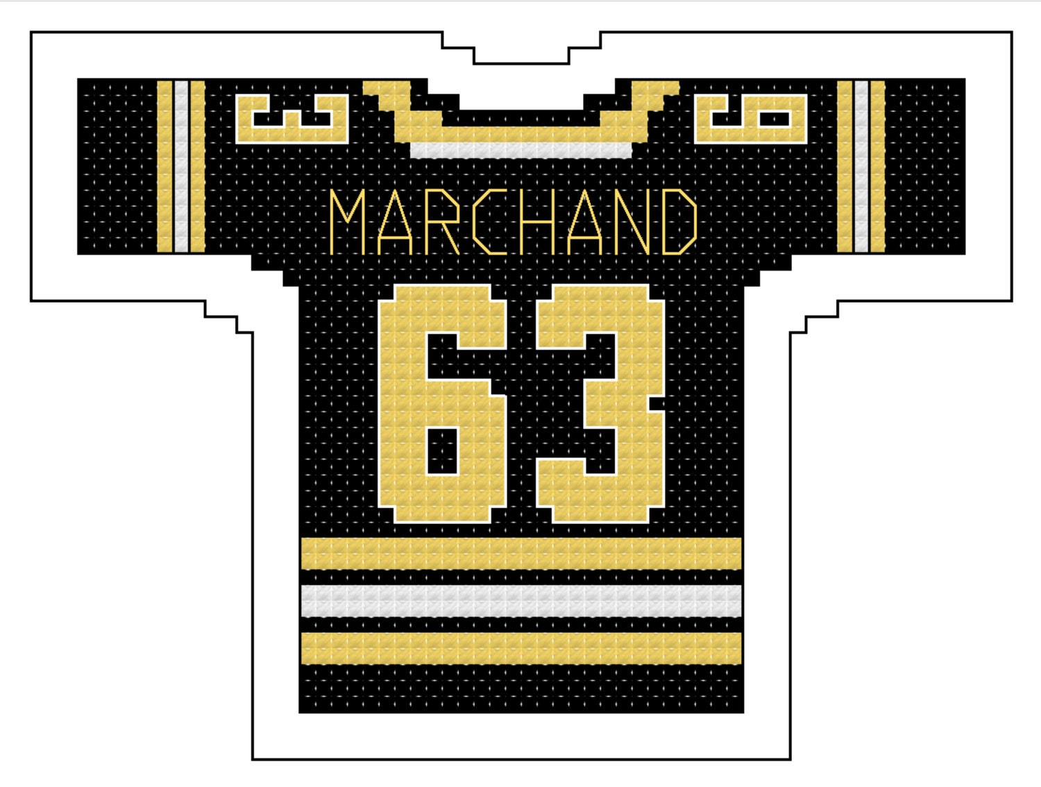 Brad Marchand Jersey Art Board Print for Sale by Taylorannjpg