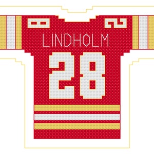 Elias Lindholm Calgary Flames Home Jersey