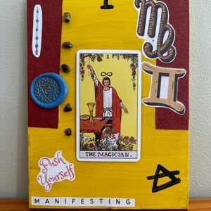 The Magician Tarot 150x200 Leinwand Mischtechnik