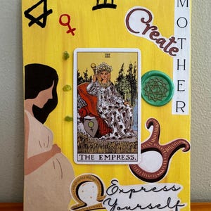 The Empress Tarot 150x200 Leinwand Mischtechnik