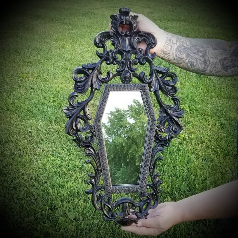 Gothic Victorian Coffin Mirror image 8