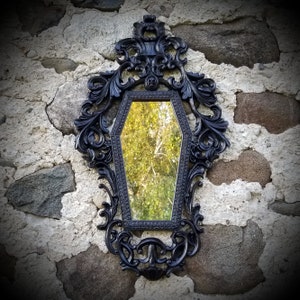 Gothic Victorian Coffin Mirror image 6
