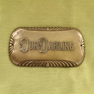 Coffin Plaque Magnet, Handmade, Replica, Cold Cast Bronze, Gothic, Memento Mori, Horror, Scary, Coffin, Casket, Grave, Mourning, Decor