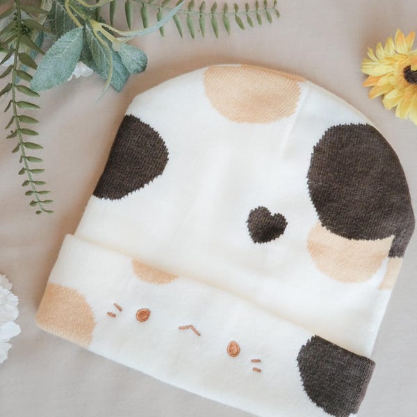 Calico beanie