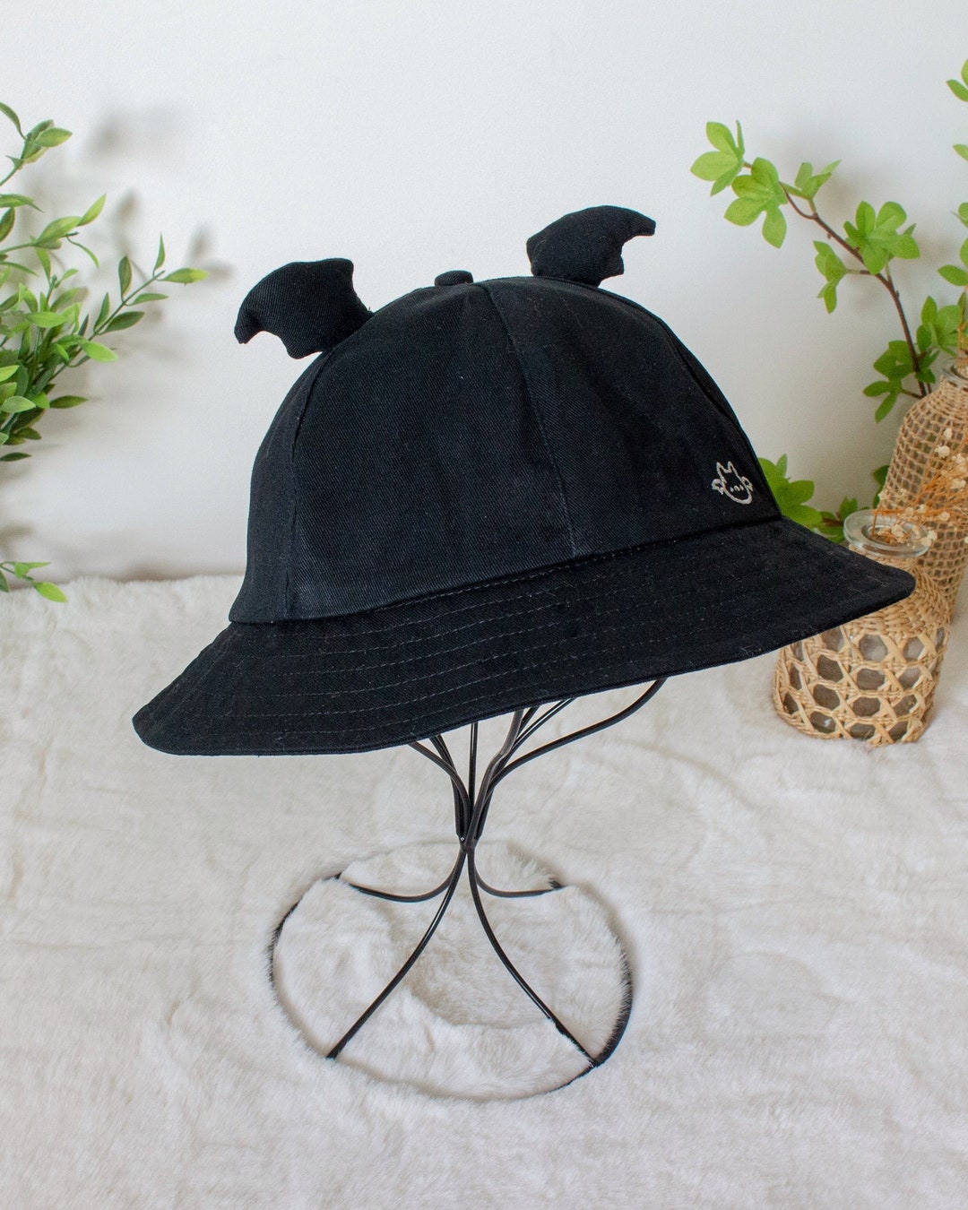 Bat Bucket Hat Etsy