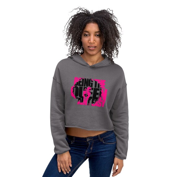 melanin crop hoodie