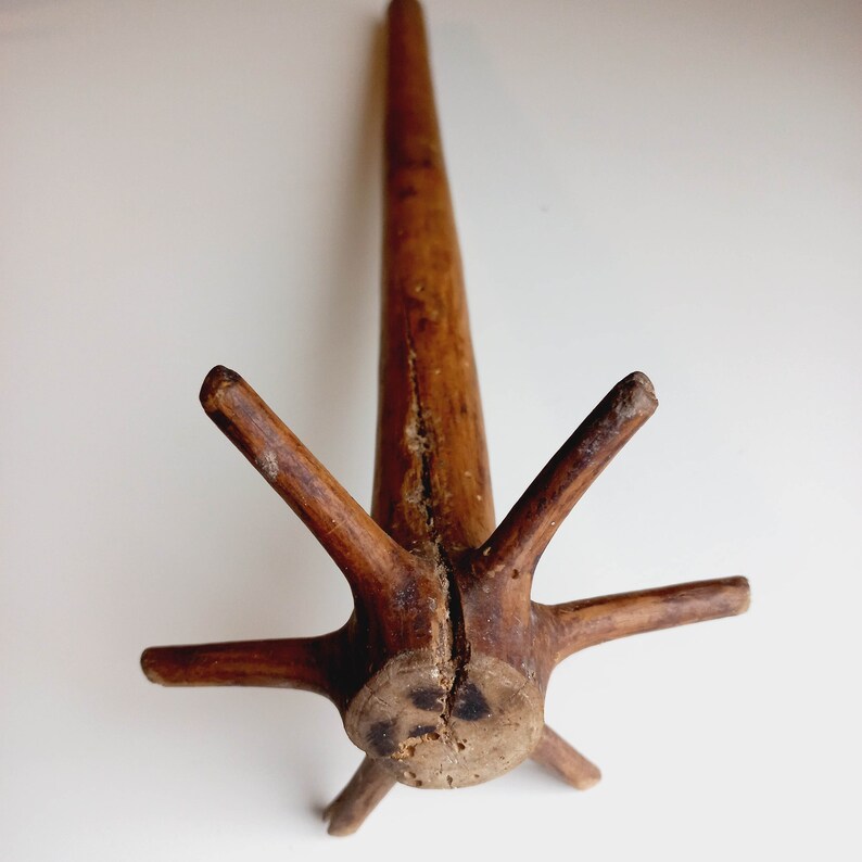 Antique Primitive Wooden Mixer Tool Stirrer - Etsy