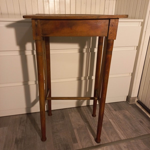 Antique Wooden Table Entry Hall Side Table