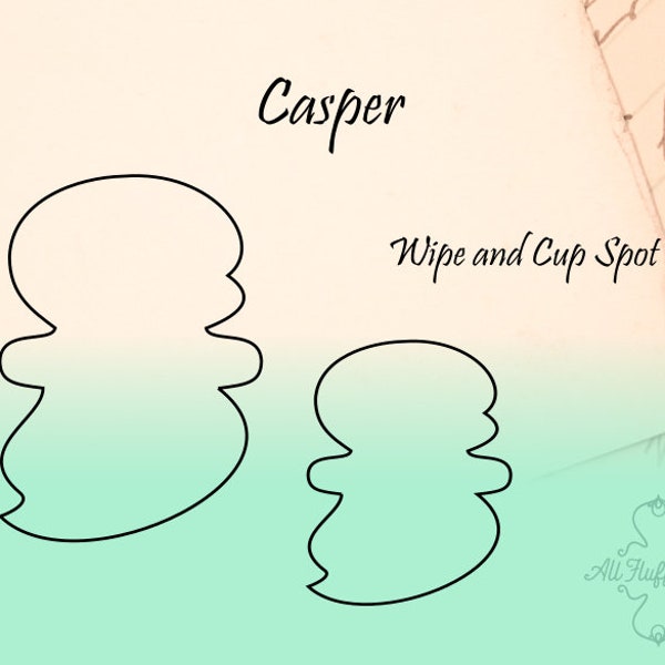 Casper Wipe and Cup Spot Sewing Pattern