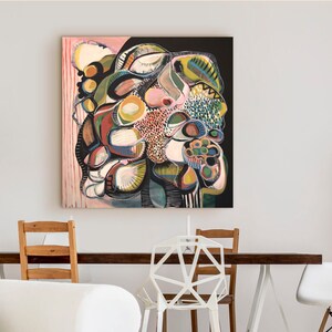 Abstract Painting PRINT Mid Century Modern Art Print Original Large Painting Expressionist Painting Mid Century Painting