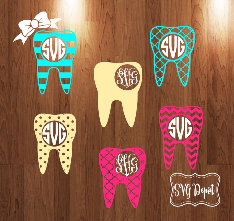 Download Tooth monogram group 1 svg file quatrefoil frame svg ...